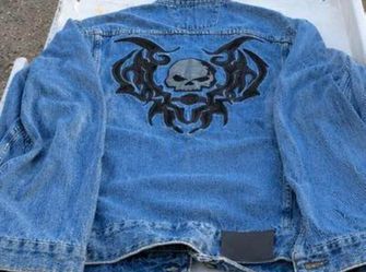 Harley Davidson vintage Denim Jacket XL & Levi’s Sherpa Jacket