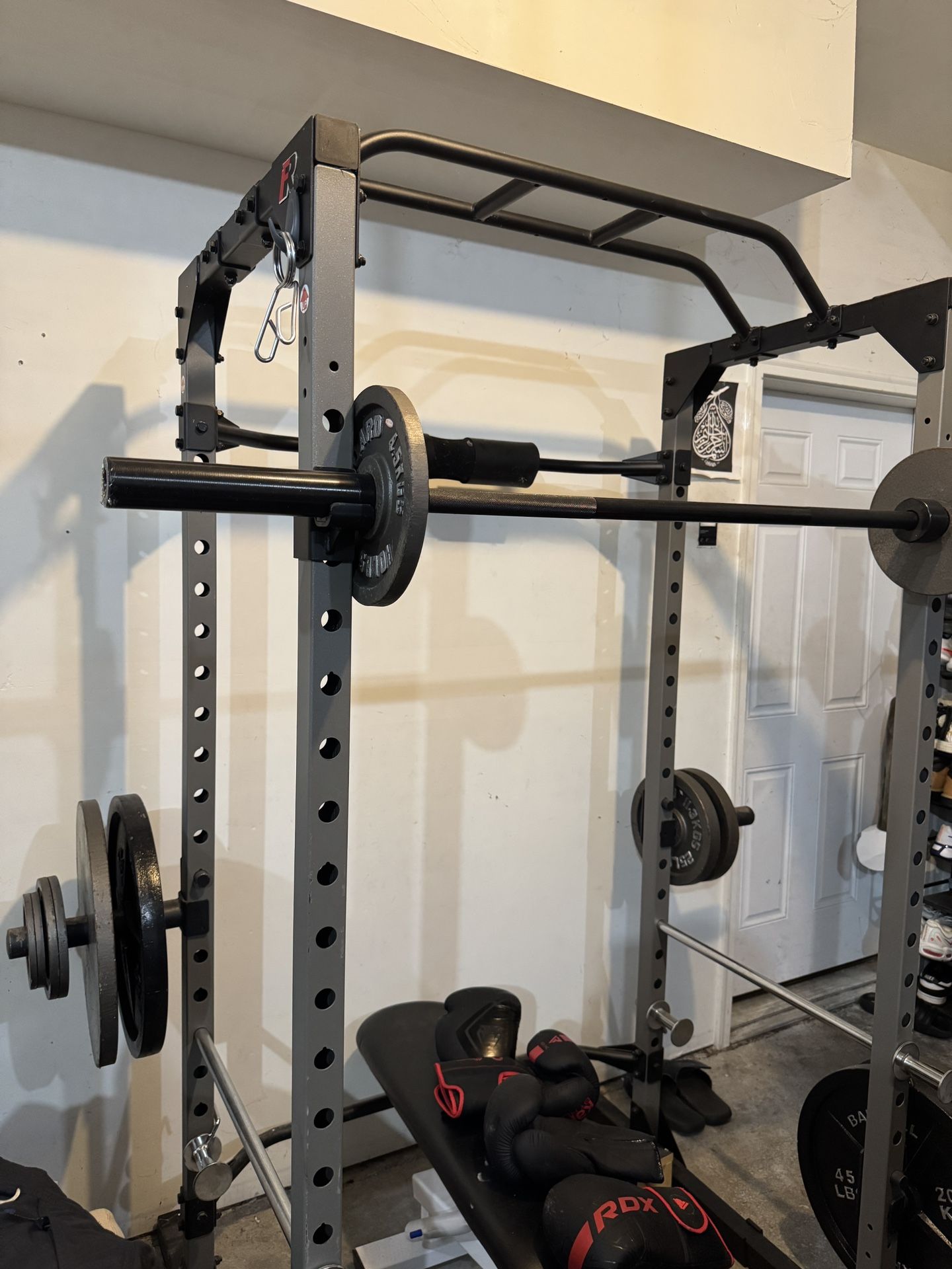 ποΈββοΈ Home Gym Power Rack + Barbell + Adjustable Bench + 450lb Weights