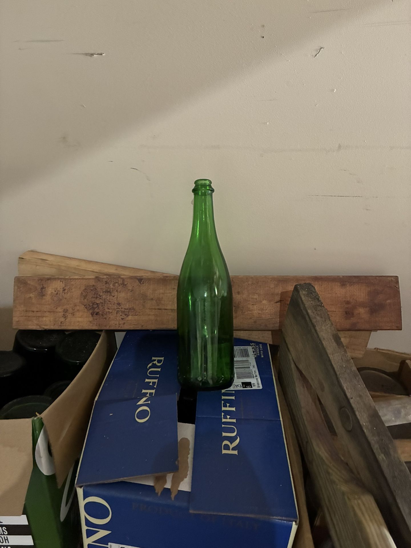 Empty Wine Bottles 