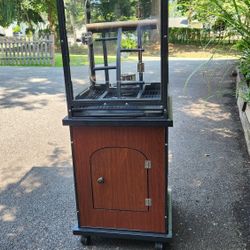 Acrylic Bird Cage And Stand