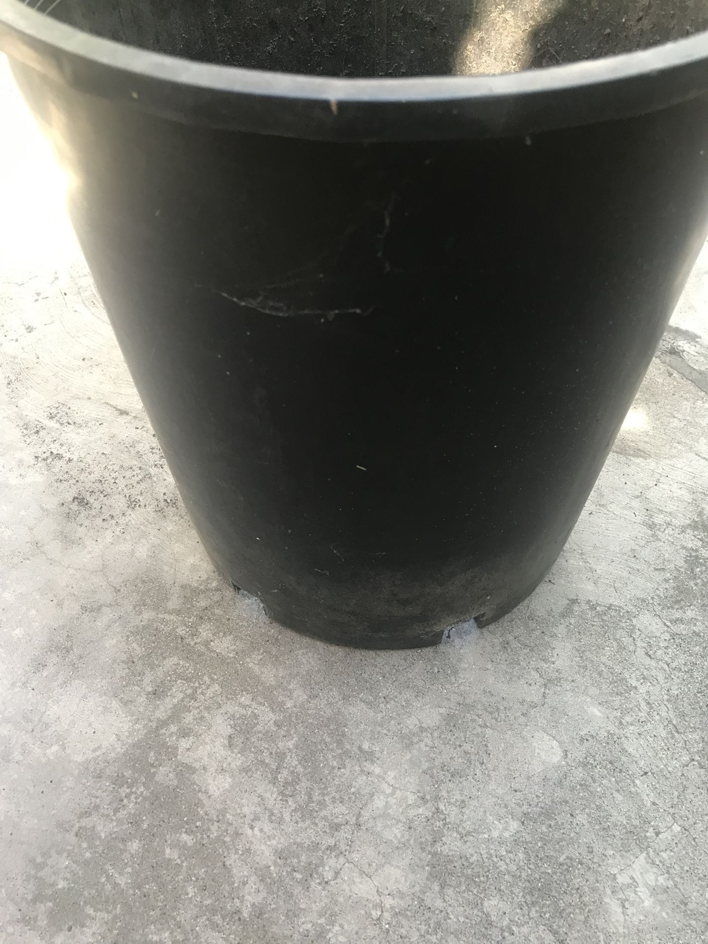 Plastic Pot For Plant High 18 Inches Top 15 Inch 