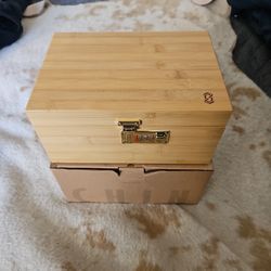New Bamboo Stash Box With Lock