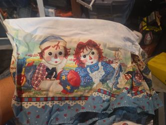 Raggedy Ann and Andy baby crib set