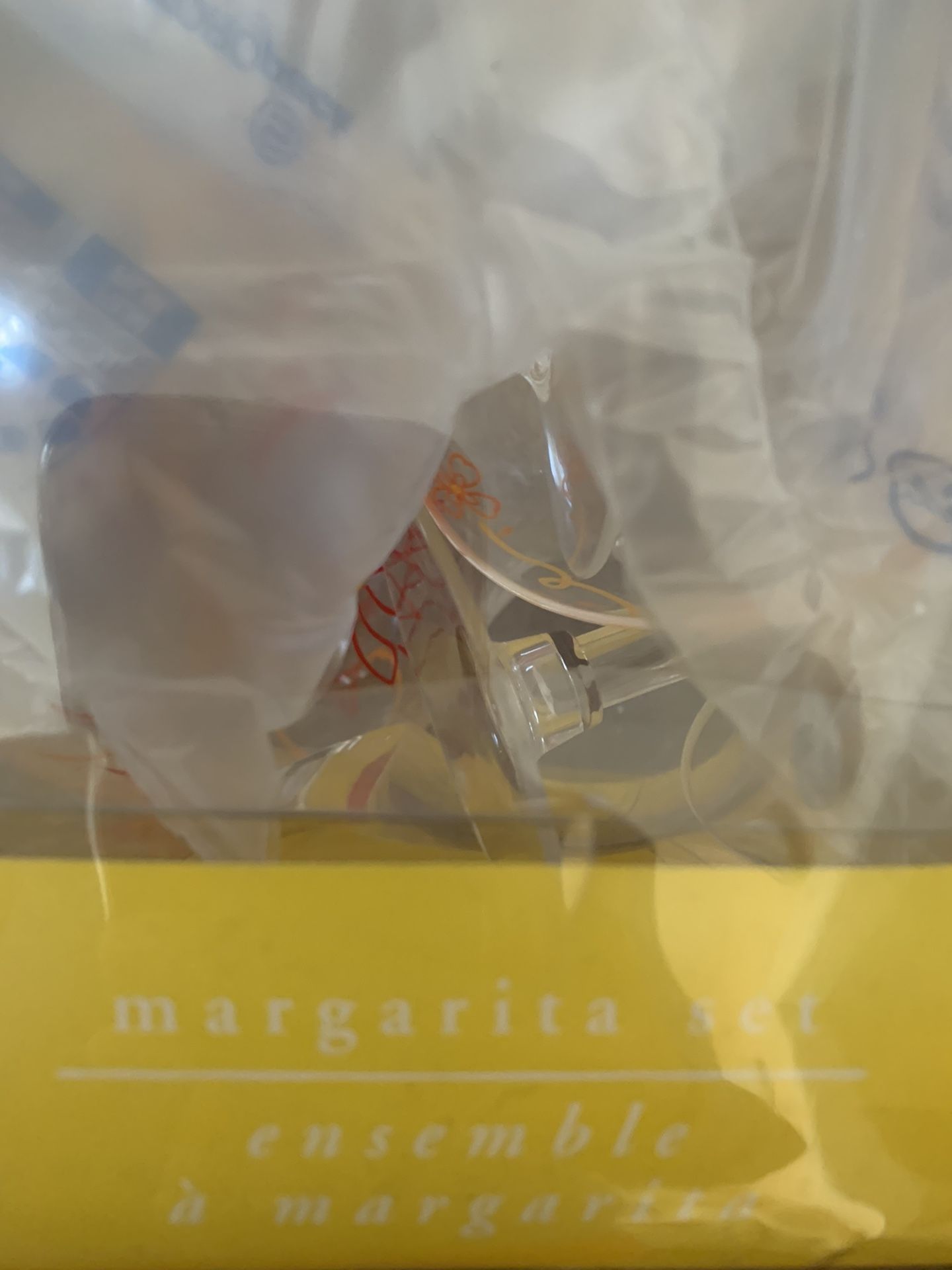 Margarita Pitcher and 4 Glasses