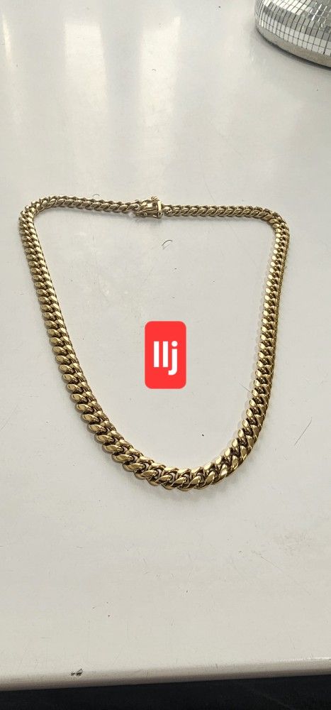 I Deliver I Ship 14k Gold Plated Chain