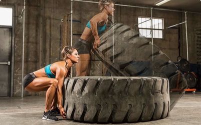CrossFit Tractor Tires for fitness training!