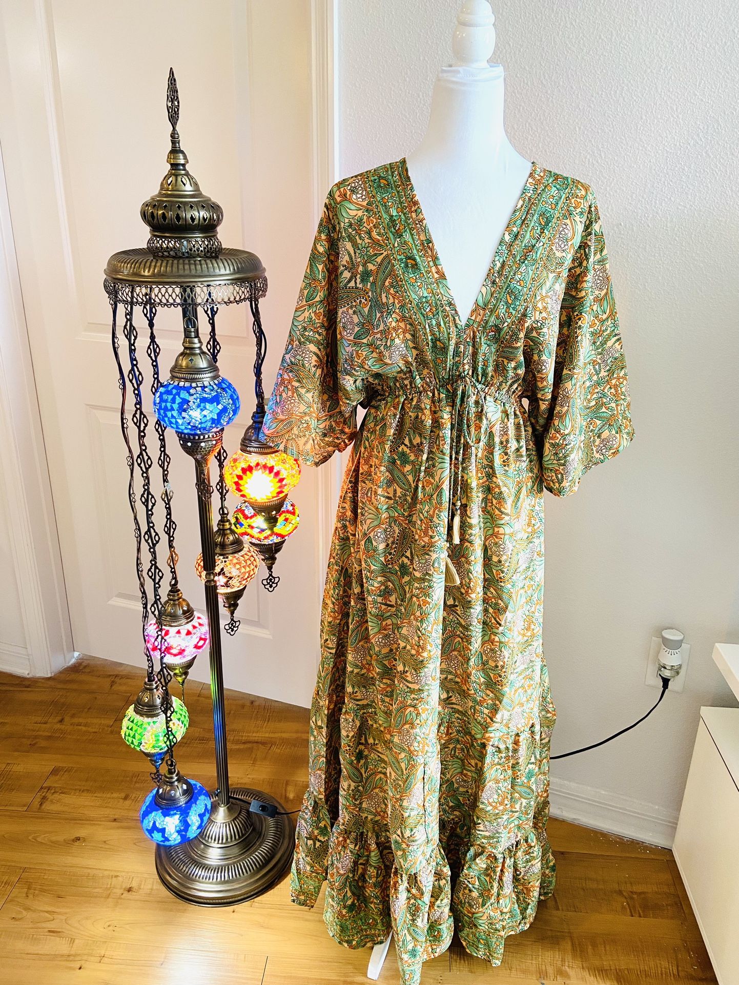 Women Dress One Size , Boho Dress Long Dress Festival Dress