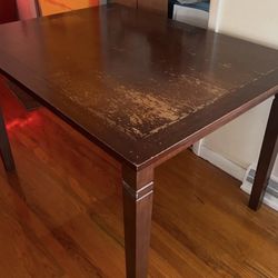 Small Dining Table with Four Chairs