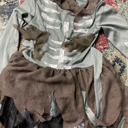 Zombie Costume 3-4 t