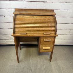 Very Small Child Size Roll Top Desk