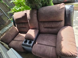 Brown 2 seater couch
