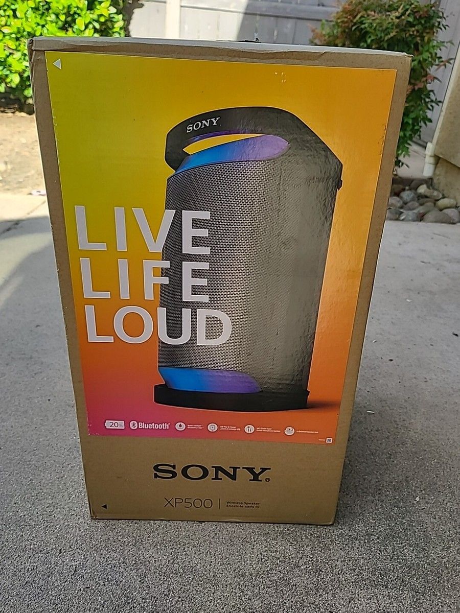Sony XP500 Portable Bluetooth® Wireless Party Speaker