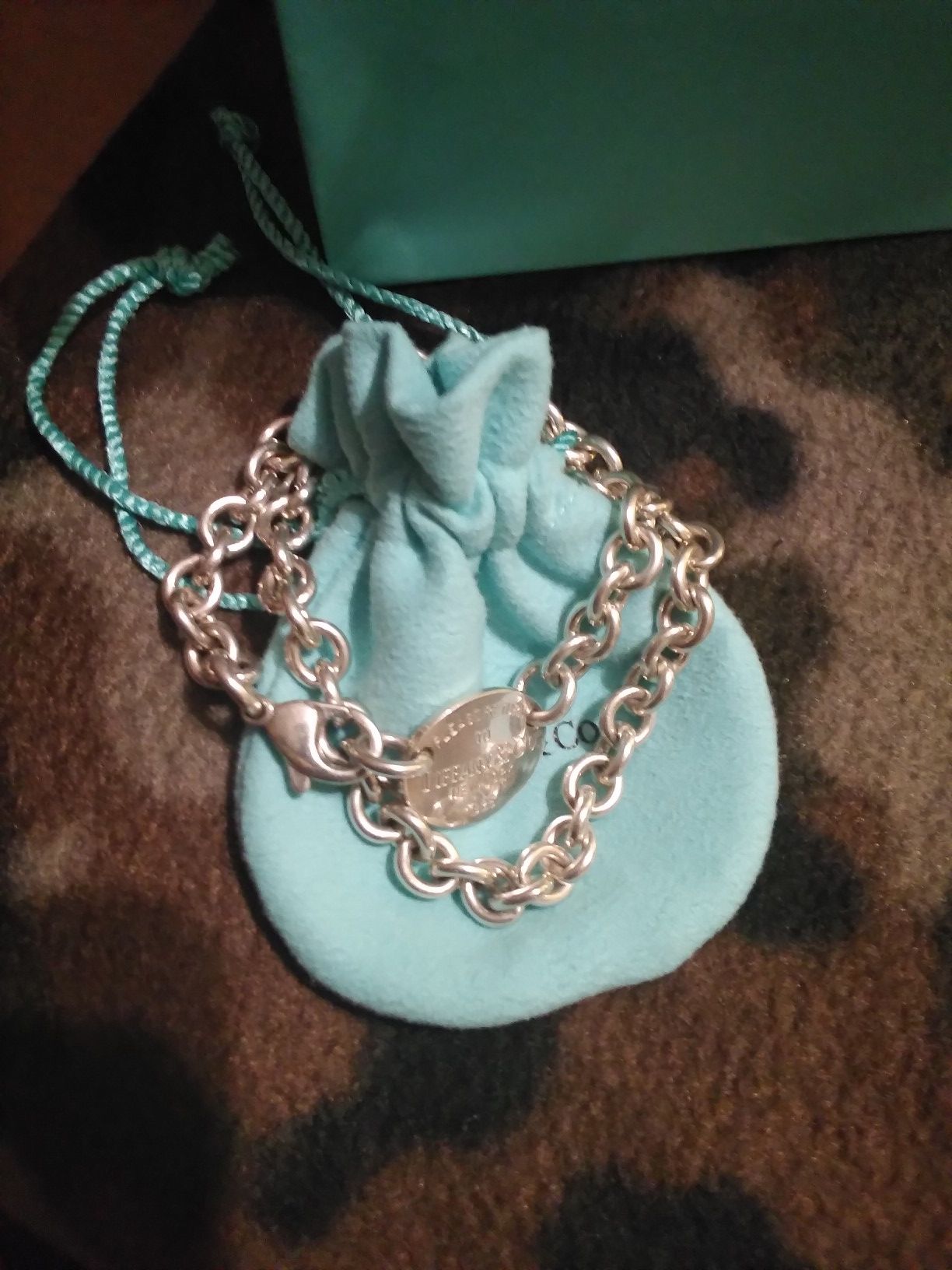 Tiffany & Co Jewelry. 925 sterling 15 inches long. IF you see, it's avaeilable:)