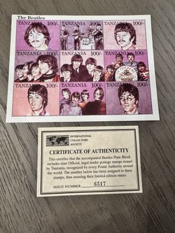 Beatles Stamps