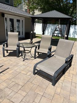 Chairs, Table and Lounge chair set