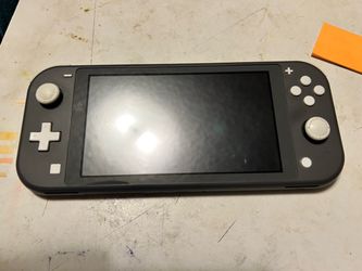 Nintendo Switch lite (gray) with game and case