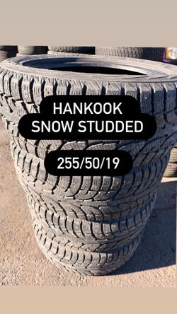 255/50/19 Snow tires 