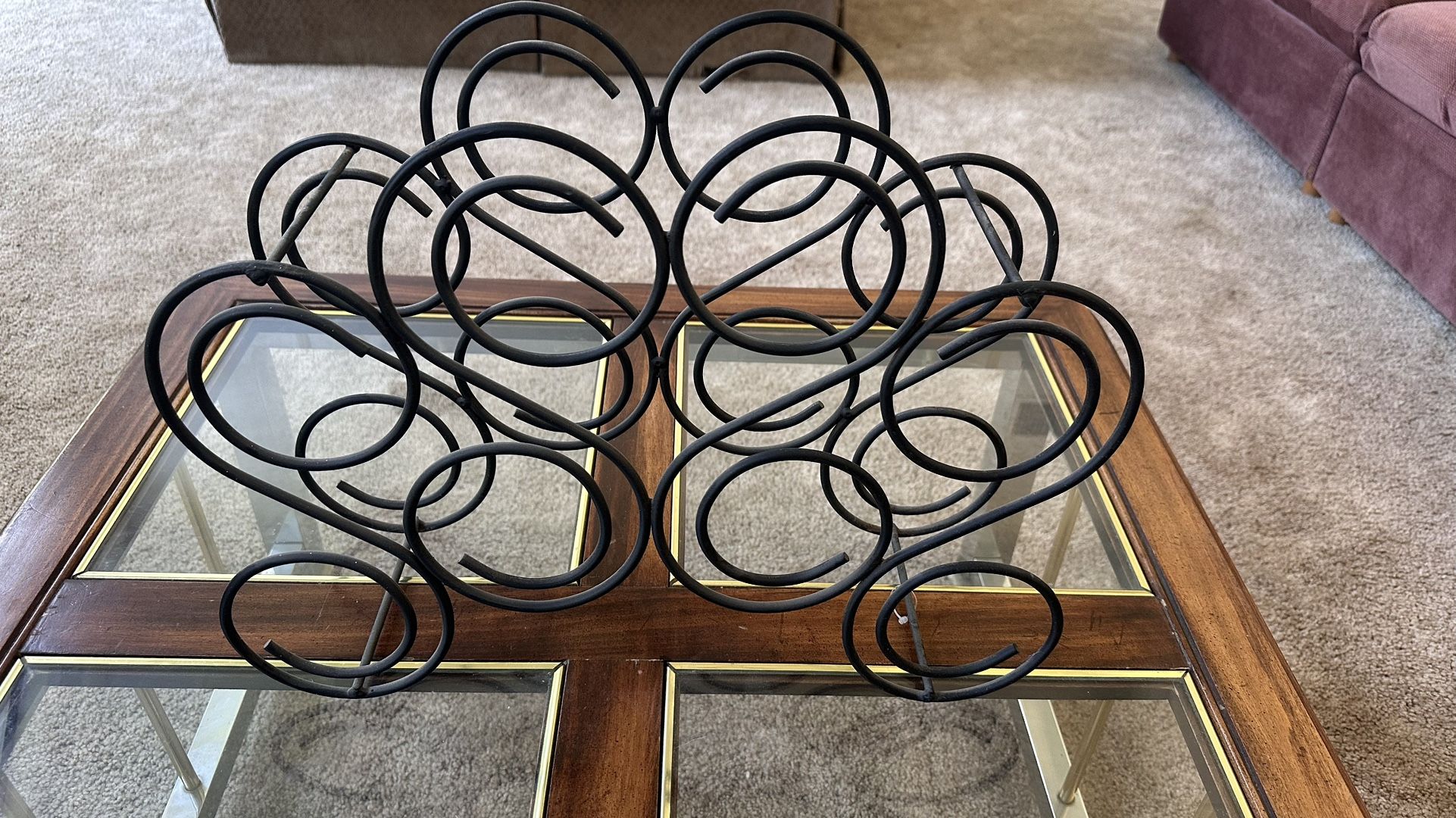 8 Bottle Wine Rack Metal