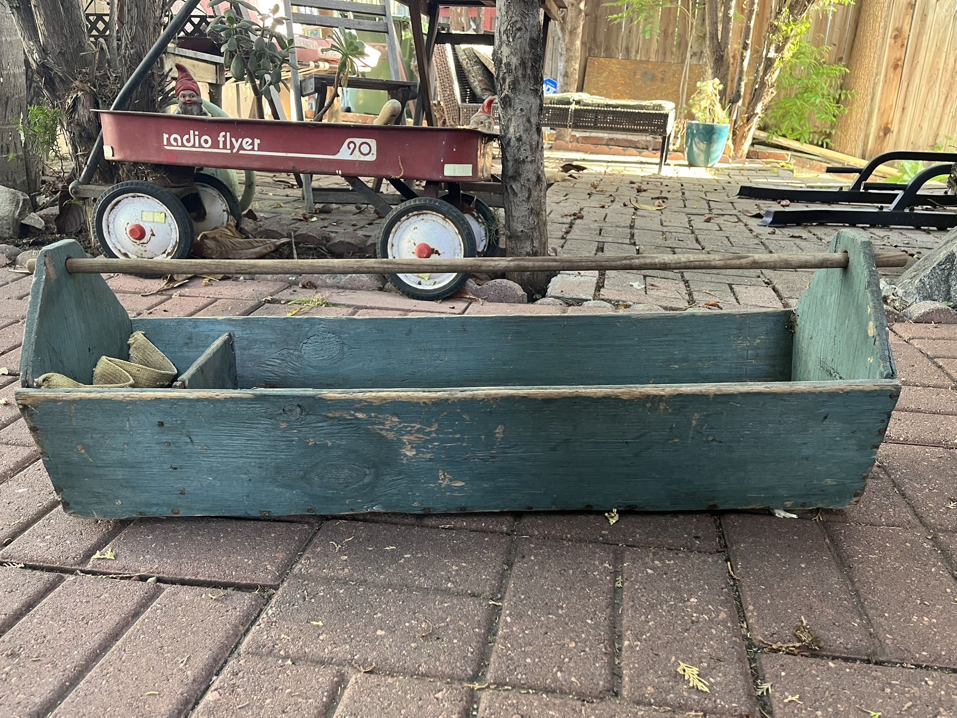 Vintage Wooden Toolbox