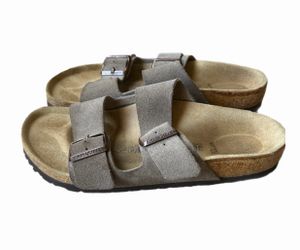 Birkenstock Arizona Taupe Suede Sandals (Women's Size 38 / US 7)