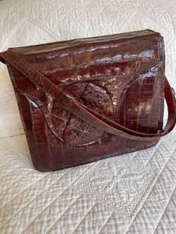 Genuine Vintage  Alligator Handbag