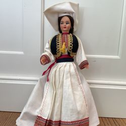 Vintage 1940's Croatian 13.5" Bride Doll- RARE  Condition is pre owned and is in very solid and respectable for age (It appears her shoes are missing,