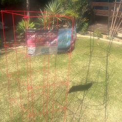 Both of these tomato towers for five dollars for both