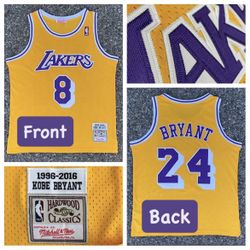 Lakers Jersey Authentic Style RARE Kobe Bryant Custom Mitchell And Ness