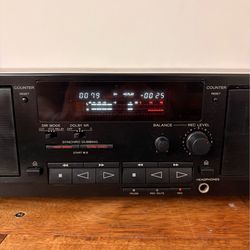 Sony double deck cassette player
