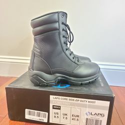 LAPG Core Side-Zip Duty Boots (Mens 8.5)