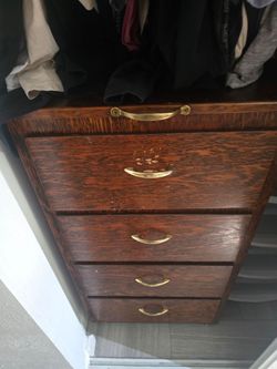 Wooden drawers