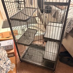 Large Multi-Level Metal Pet Cage