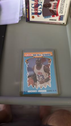 90-91 Fleer - All-Stars Michael Jordan #5
