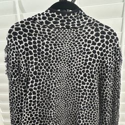 Womens, Black And White Sweater