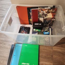 Box Of School Supplies 