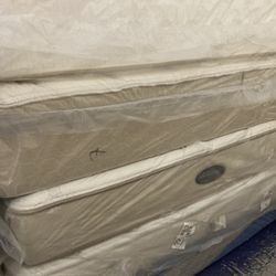 King pillow top beds and memory foam beds 250 and up. They are different prices
