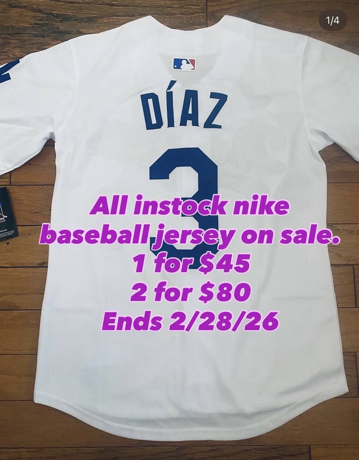 All in stock Nike baseball jerseys on sale. Special orders and customs not included.