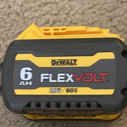 DeWalt 20v 6amp Flex Volt Battery