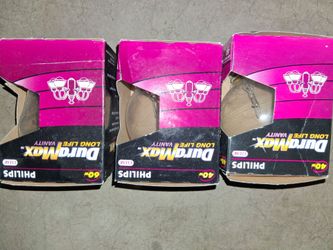 DuraMax Clear bulbs. 3 pack