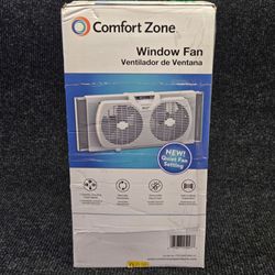 Comfort Zone Twin Window Fan
