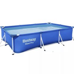  Bestway Steel Pro 9'10  X 6'7  X 26  Rectangle Above Ground Pool Swimming Pool