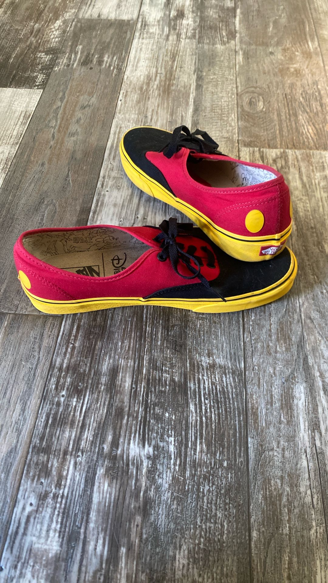 Rare Mickey Mouse Vans - Sz10.5
