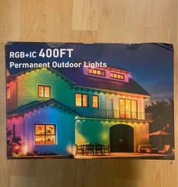 New 400FT Permanent Outdoor Lights, RGB+IC