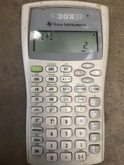 Ti 30x calculator still works