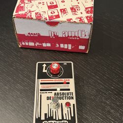 Death By Audio Absolute Destruction Overloading Power Amplifier Distortion Effects Pedal Gray