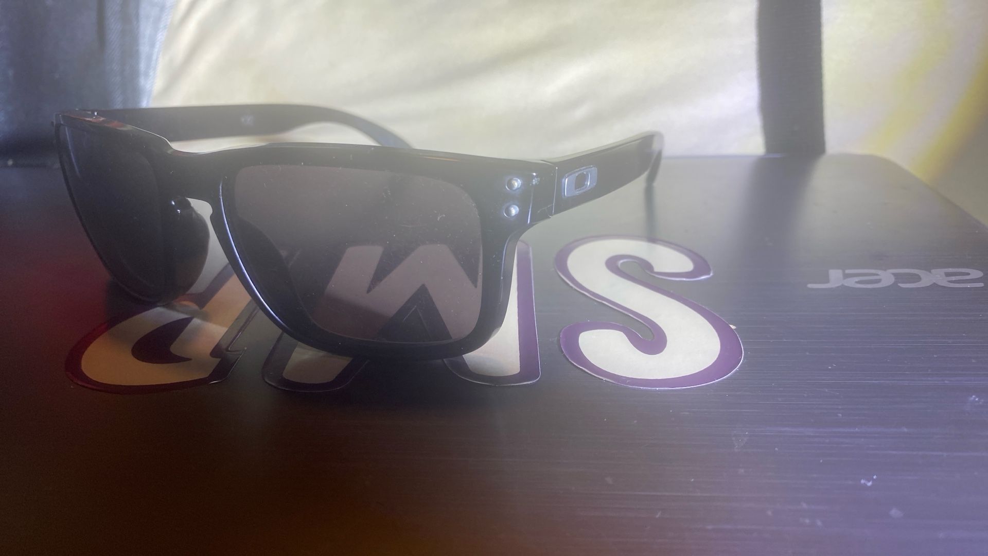 Oakley Holbrook Sunglasses Black frame/ Smoke mm lens