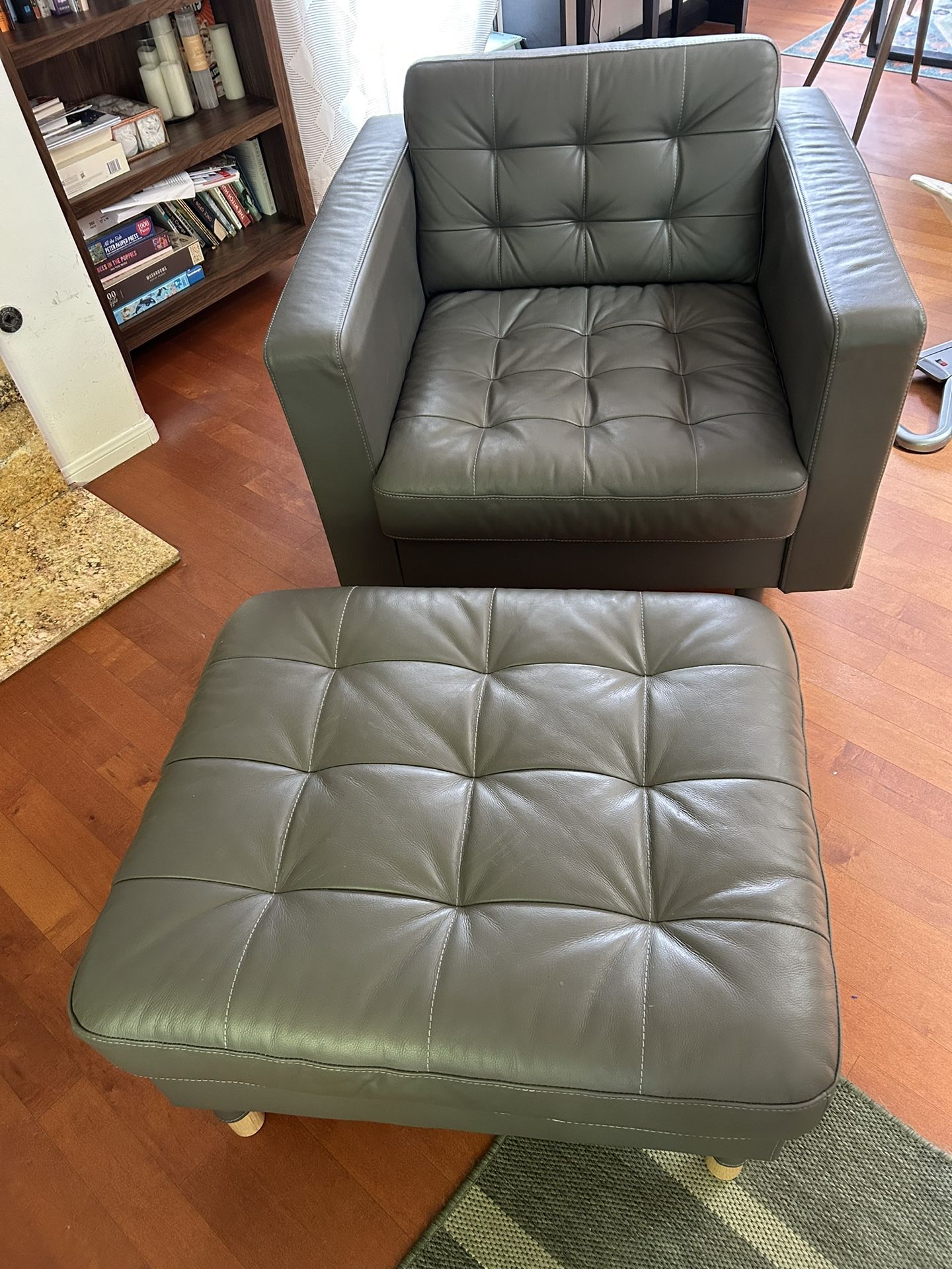 IKEA Leather Chair — Like New 