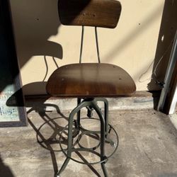 Restoration Hardware Vintage Draft Table Chair 