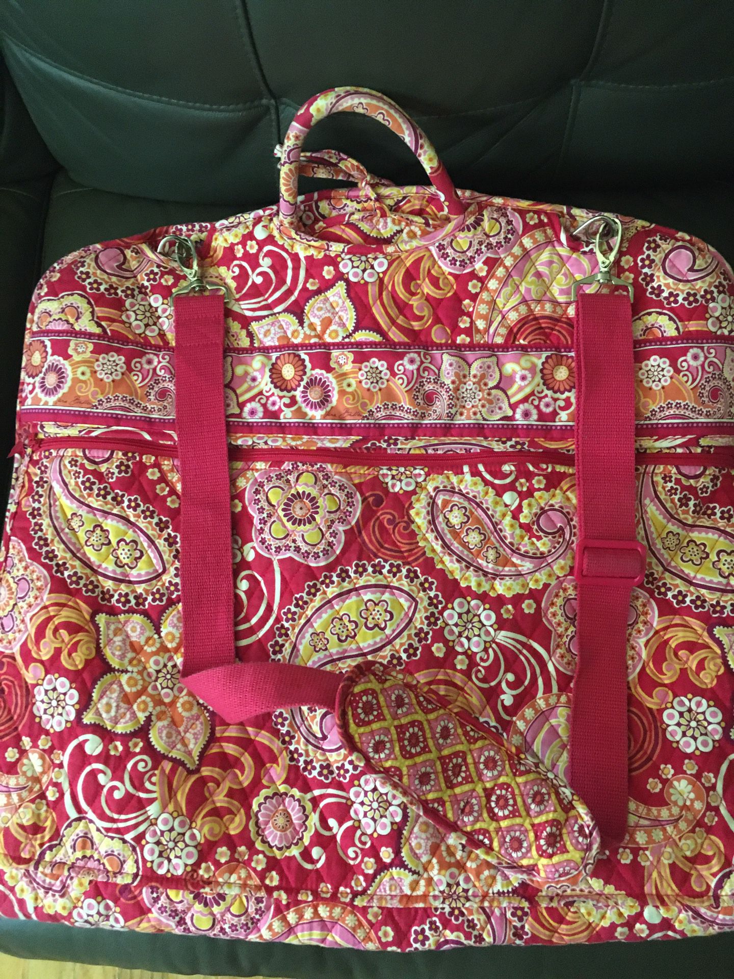 Vera Bradley Raspberry Fizz Hanging Garment Bag