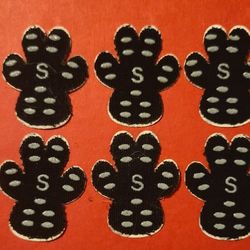 6 Stick On Pet Paw Protectors.  Size Small